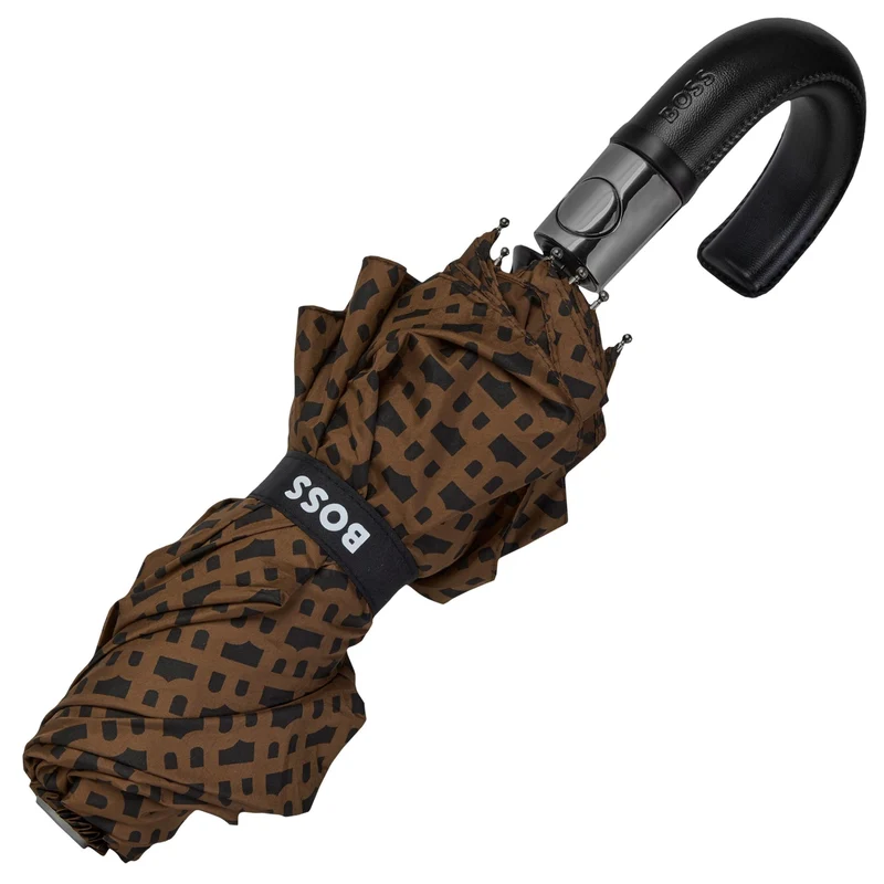 BOSS Monogramme - Regenschirm 103 cm (camel)