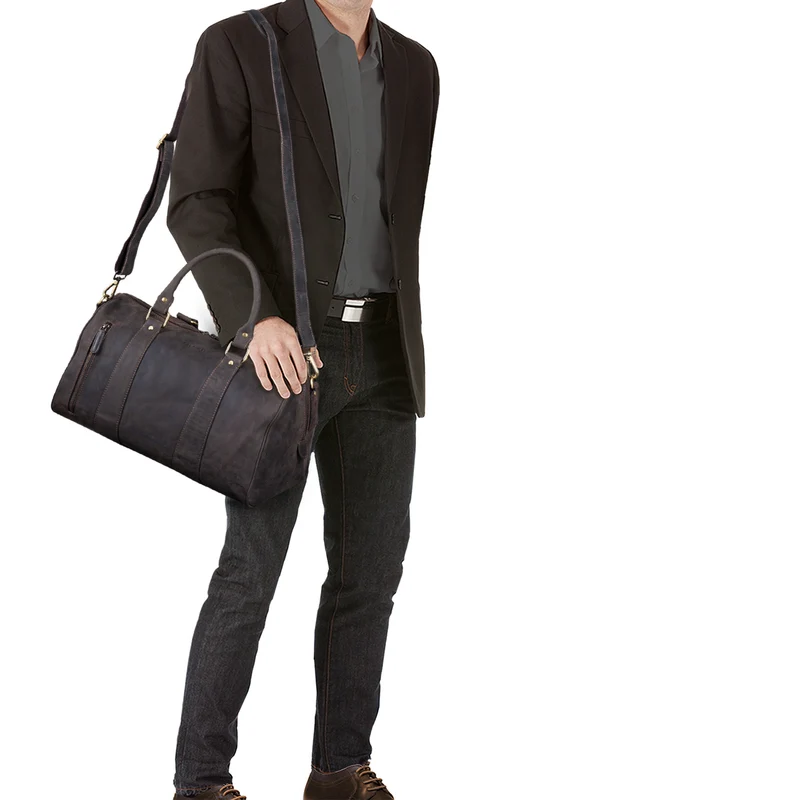 "Keanu" Weekender Leder Vintage Handgepäck Reisetasche Echtleder