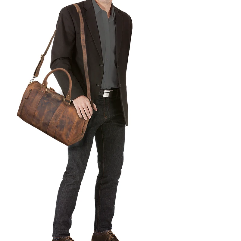"Keanu" Weekender Leder Vintage Handgepäck Reisetasche Echtleder