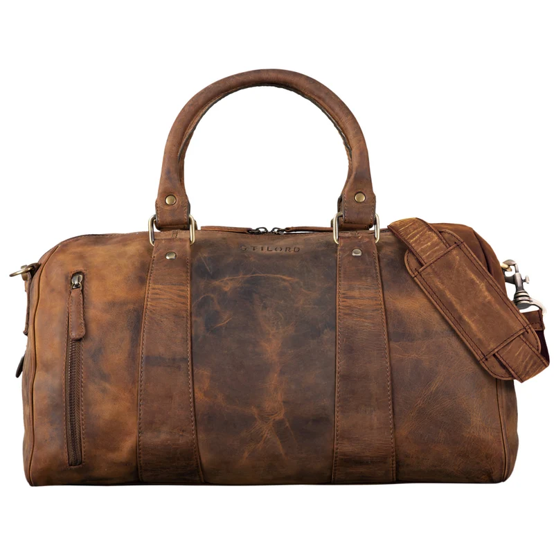 "Keanu" Weekender Leder Vintage Handgepäck Reisetasche Echtleder