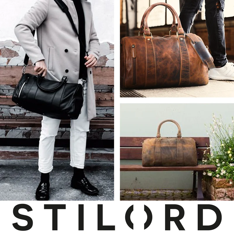 "Keanu" Weekender Leder Vintage Handgepäck Reisetasche Echtleder