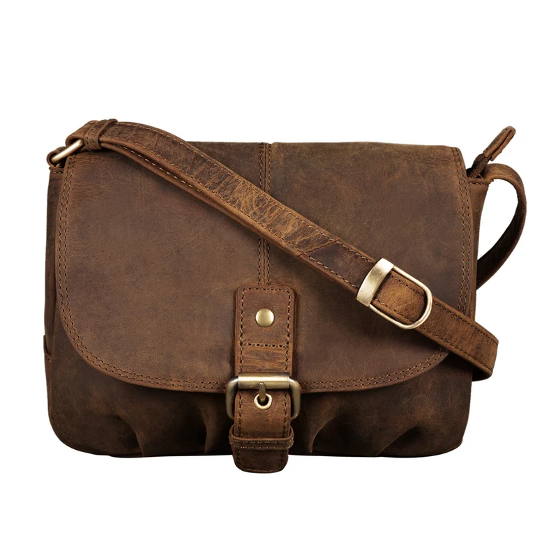 "Iris" Leder Handtasche Damen klein Echtleder Umhängetaschen Frauen