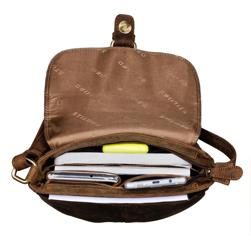 "Iris" Leder Handtasche Damen klein Echtleder Umhängetaschen Frauen