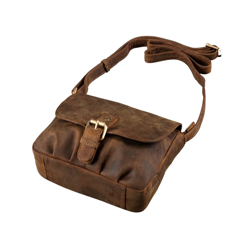 "Iris" Leder Handtasche Damen klein Echtleder Umhängetaschen Frauen