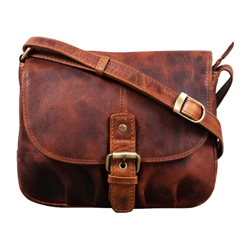 "Iris" Leder Handtasche Damen klein Echtleder Umhängetaschen Frauen