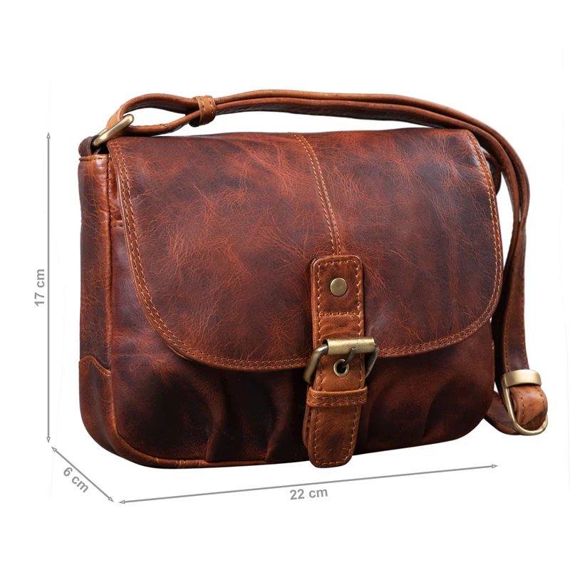 "Iris" Leder Handtasche Damen klein Echtleder Umhängetaschen Frauen