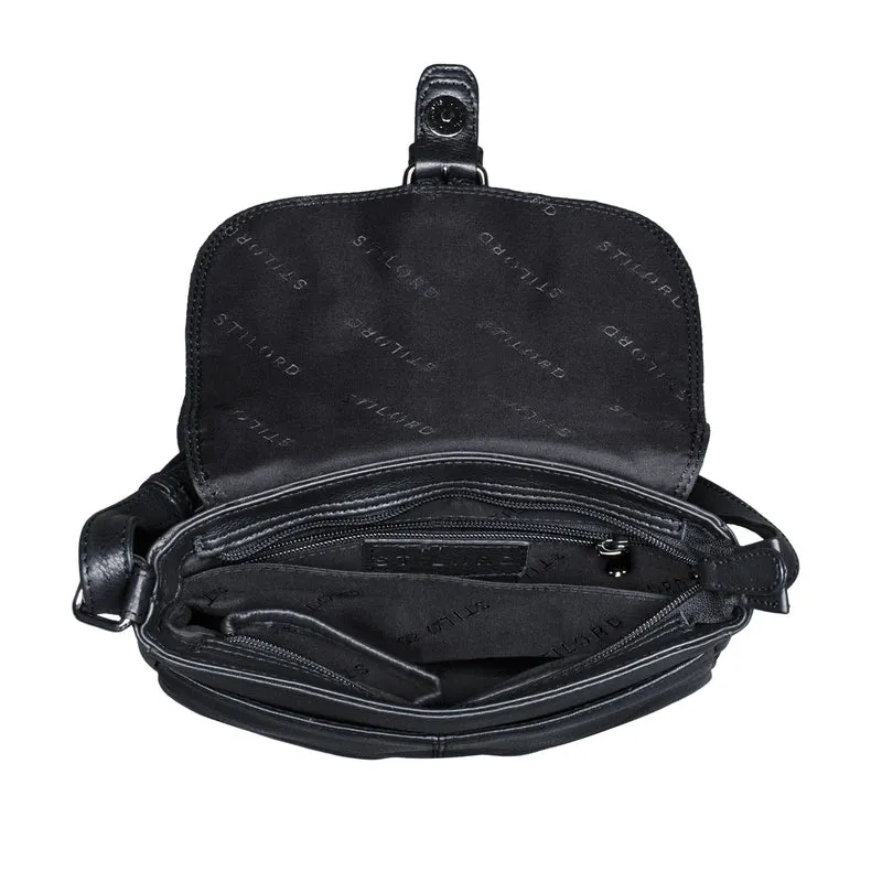 "Iris" Leder Handtasche Damen klein Echtleder Umhängetaschen Frauen