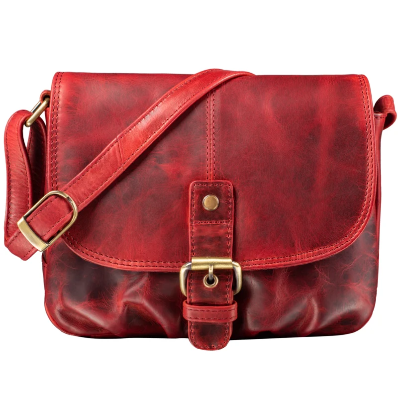 "Iris" Leder Handtasche Damen klein Echtleder Umhängetaschen Frauen