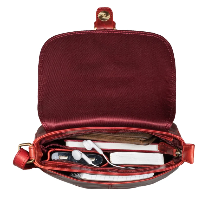 "Iris" Leder Handtasche Damen klein Echtleder Umhängetaschen Frauen
