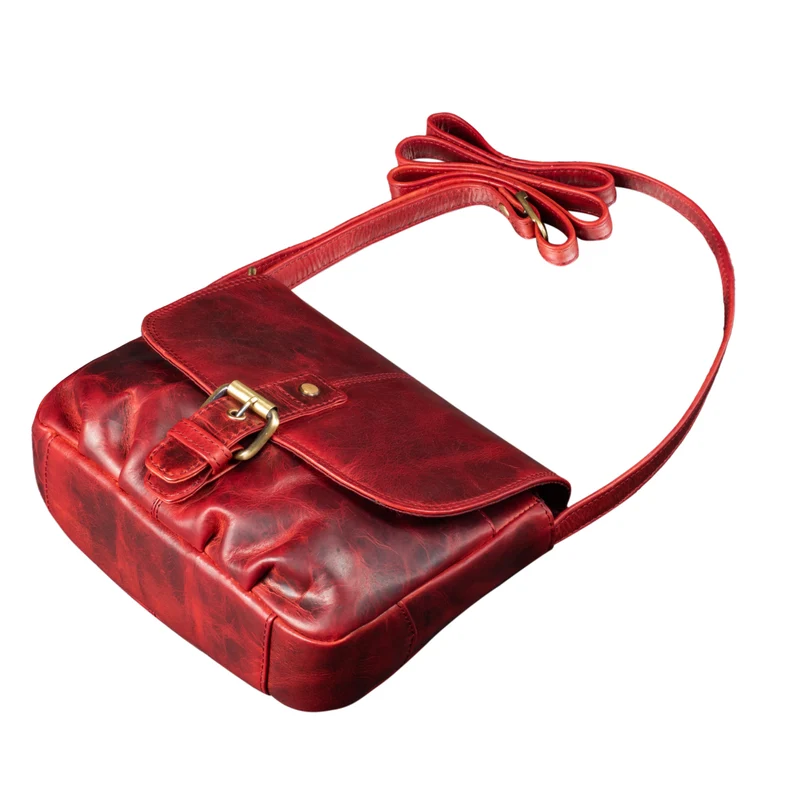 "Iris" Leder Handtasche Damen klein Echtleder Umhängetaschen Frauen
