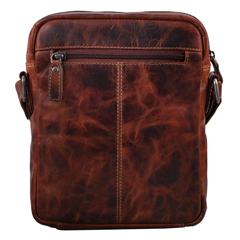 "Nils" Vintage Ledertasche Umhängetasche Klein