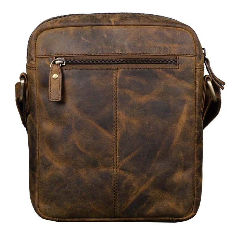 "Nils" Vintage Ledertasche Umhängetasche Klein