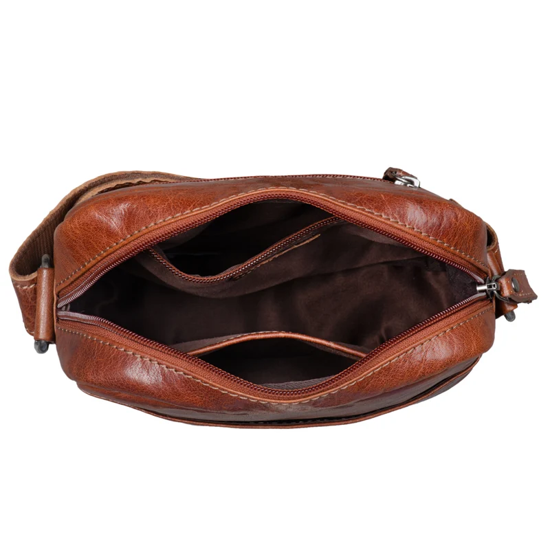 "Nils" Vintage Ledertasche Umhängetasche Klein
