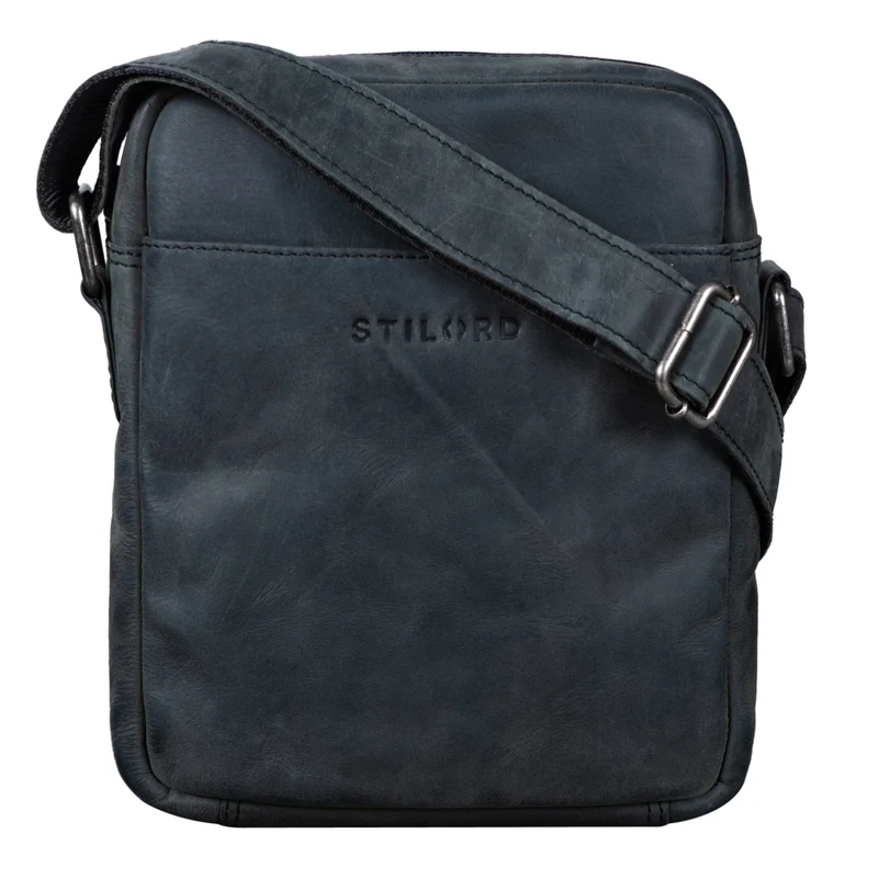 "Nils" Vintage Ledertasche Umhängetasche Klein