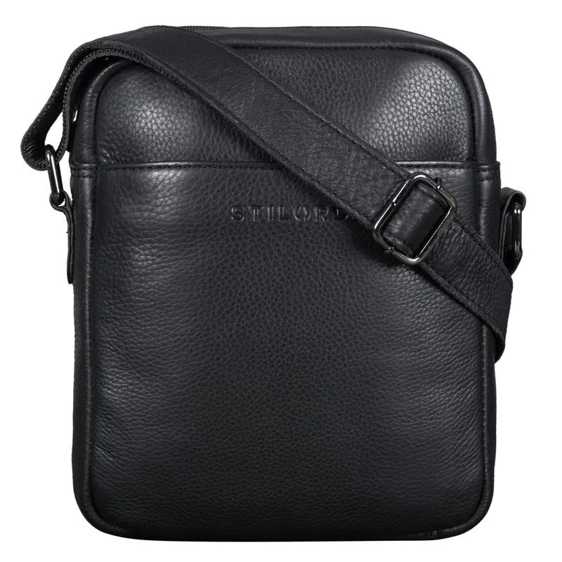 "Nils" Vintage Ledertasche Umhängetasche Klein