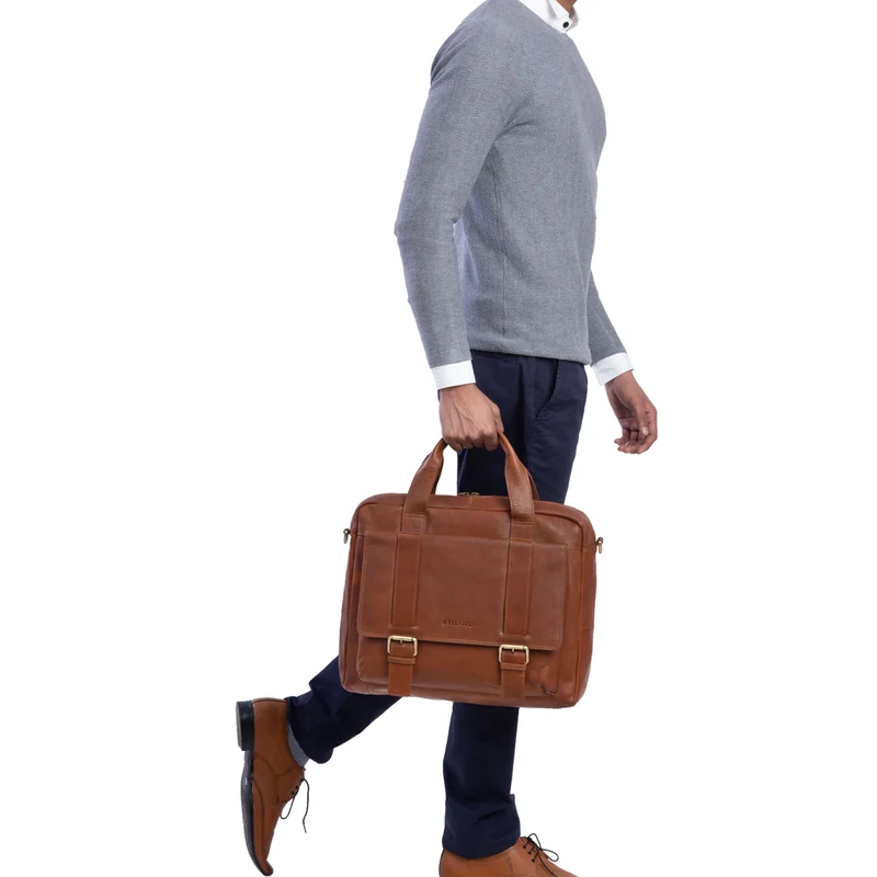 "Jairo" Vintage Business Tasche Leder