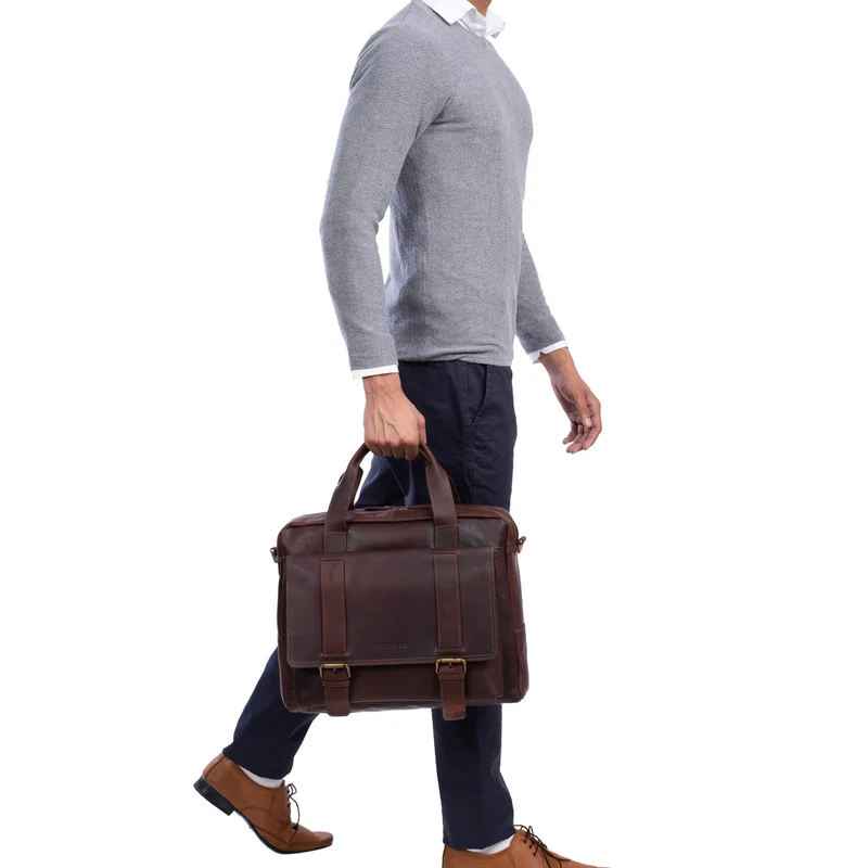 "Jairo" Vintage Business Tasche Leder