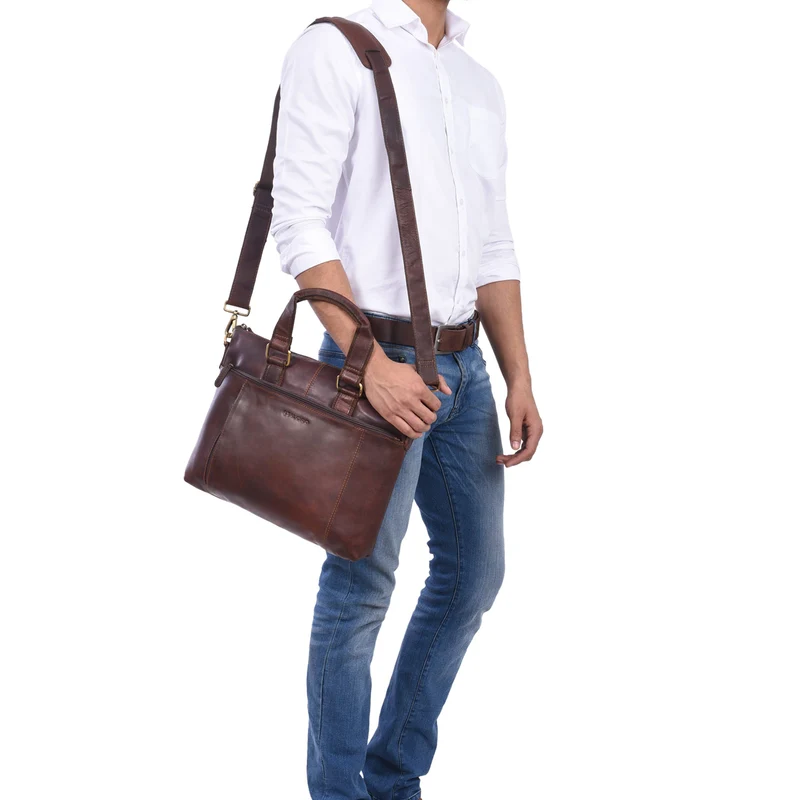 "Lionel" Leder MacBooktasche 15 Zoll für Macbooks