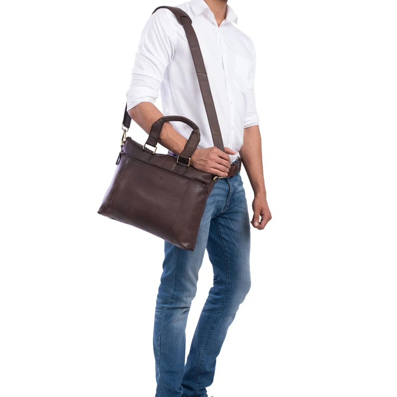 "Lionel" Leder MacBooktasche 15 Zoll für Macbooks