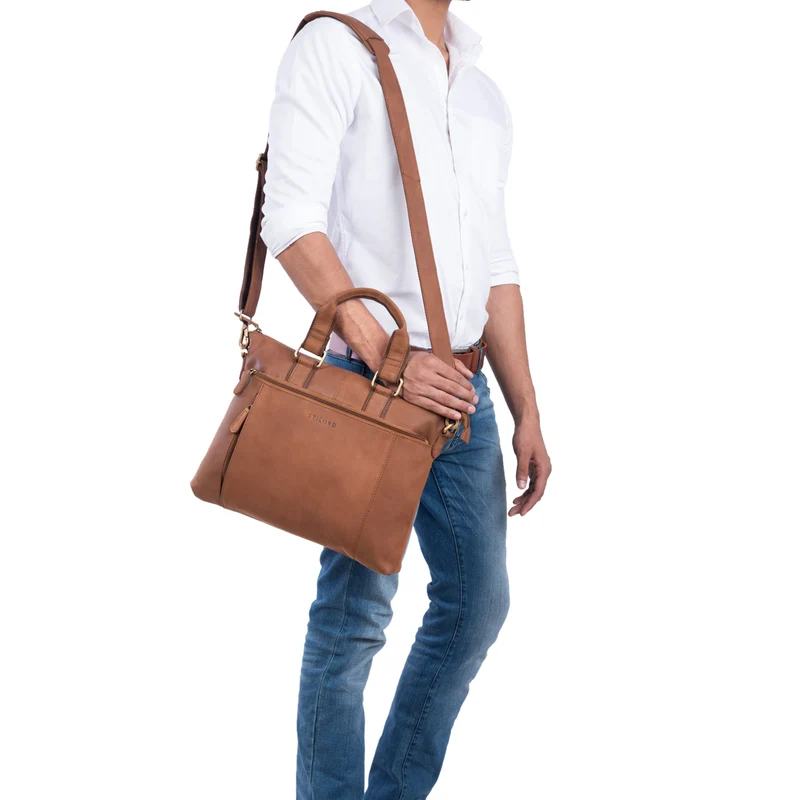 "Lionel" Leder MacBooktasche 15 Zoll für Macbooks