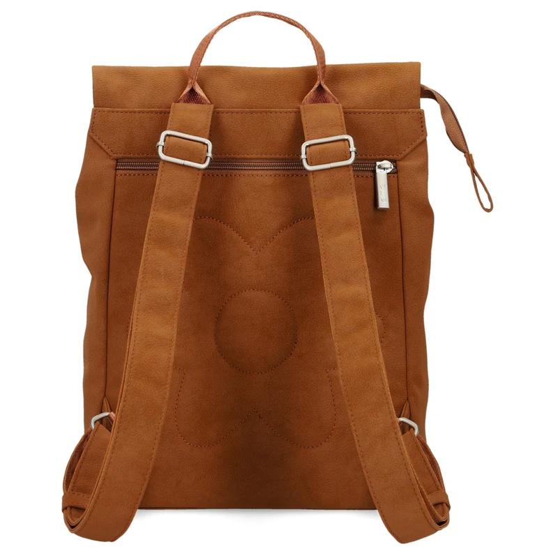 zwei Mademoiselle MR13 - Rucksack 35 cm (nubuk-cognac)
