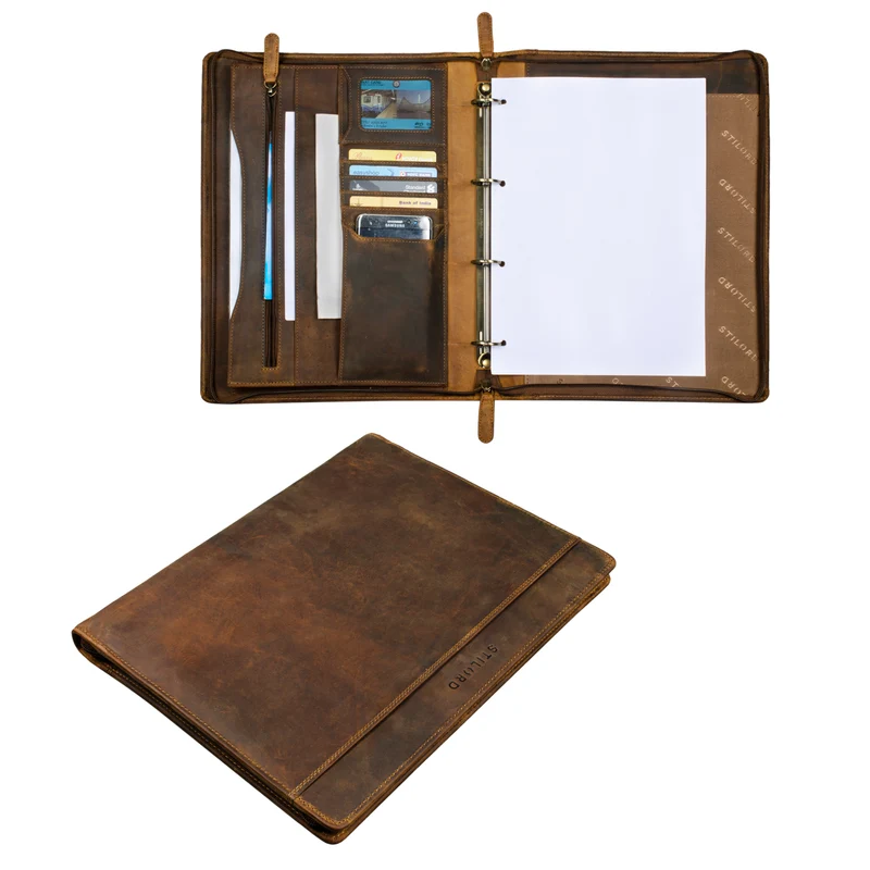 "Josh" Leder Aktenmappe Vintage
