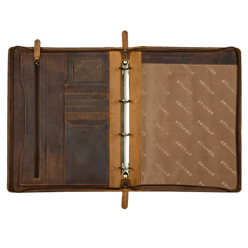 "Josh" Leder Aktenmappe Vintage