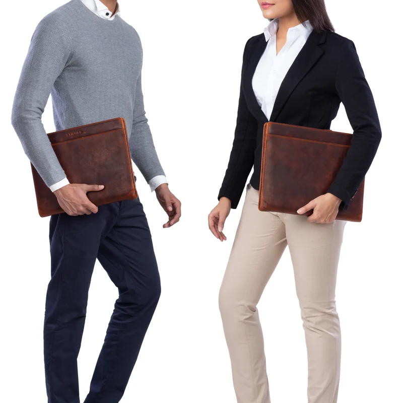 "Josh" Leder Aktenmappe Vintage