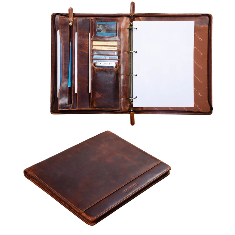 "Josh" Leder Aktenmappe Vintage