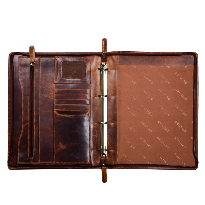 "Josh" Leder Aktenmappe Vintage