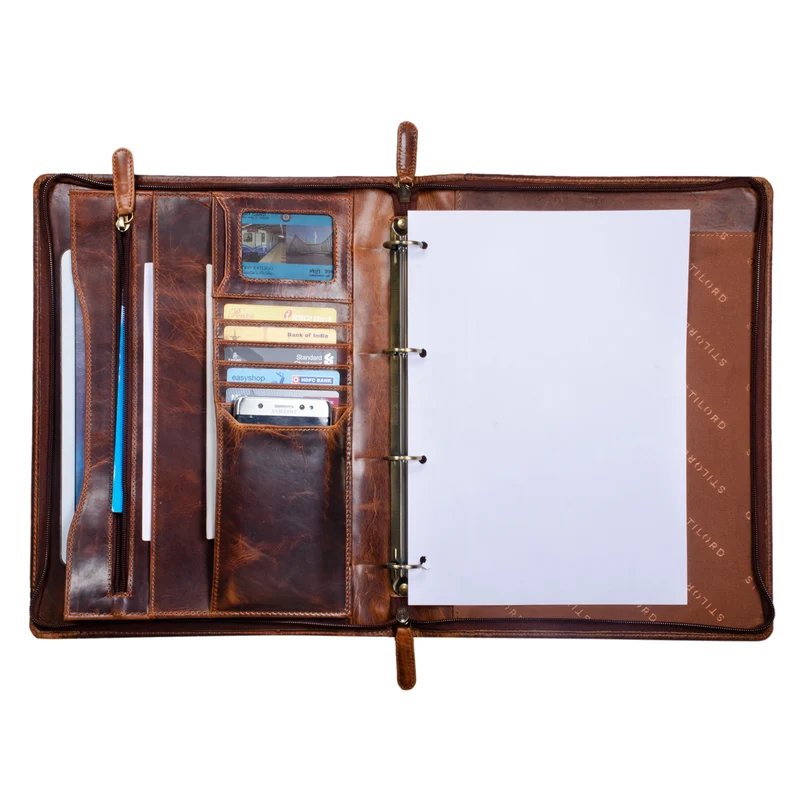 "Josh" Leder Aktenmappe Vintage