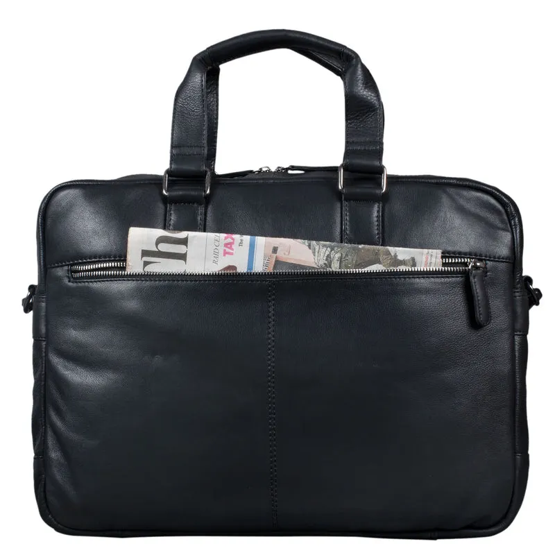 "Alonso" Vintage Businesstasche Echtleder