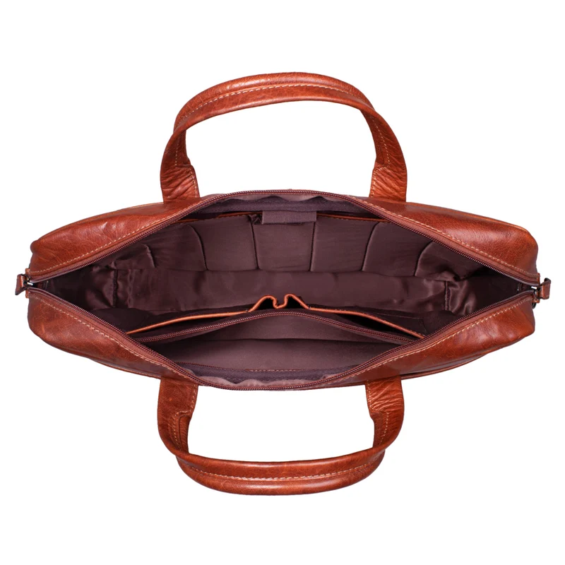 "Claudius" Vintage Ledertasche groß