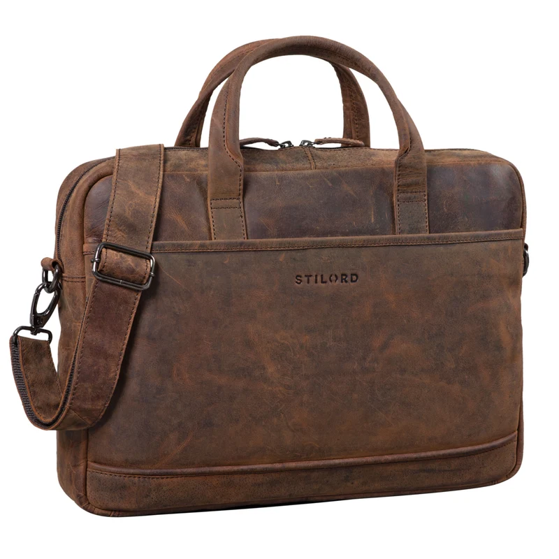 "Claudius" Vintage Ledertasche groß