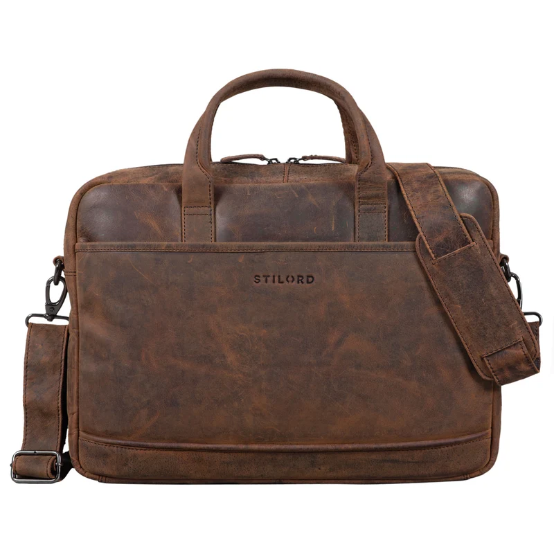 "Claudius" Vintage Ledertasche groß