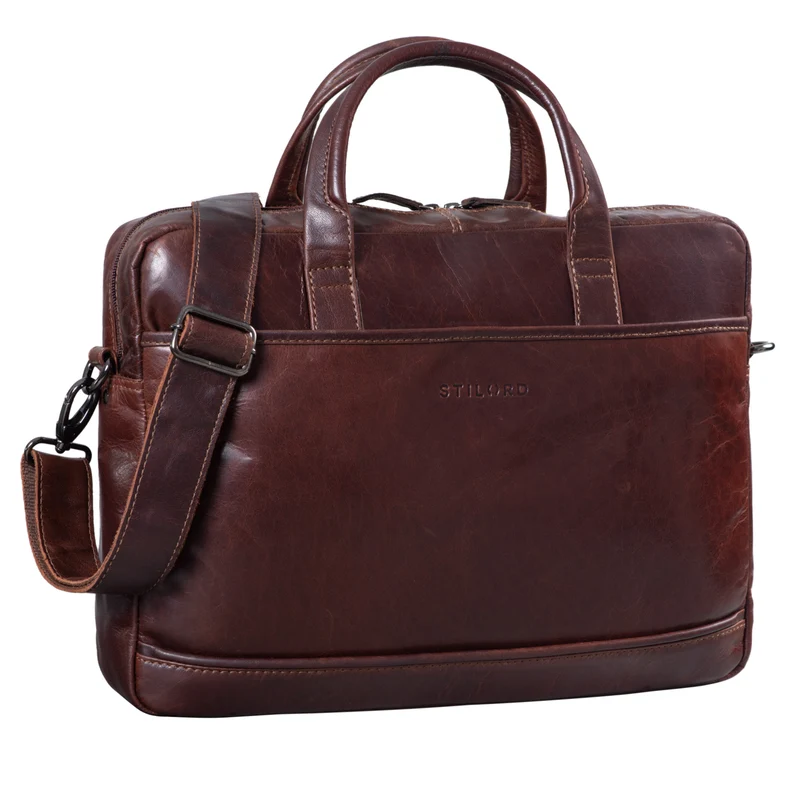 "Claudius" Vintage Ledertasche groß