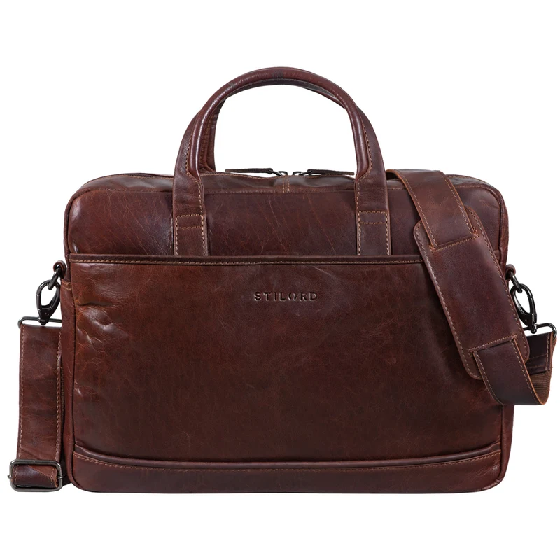 "Claudius" Vintage Ledertasche groß