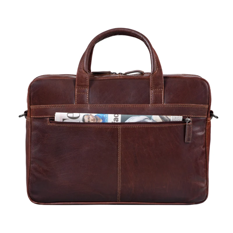 "Claudius" Vintage Ledertasche groß