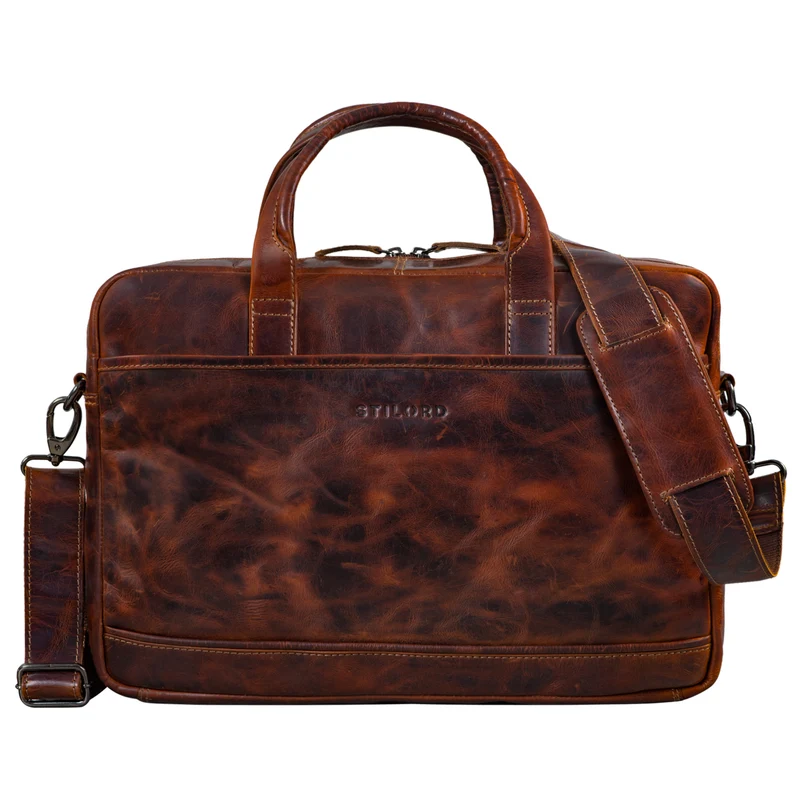 "Claudius" Vintage Ledertasche groß
