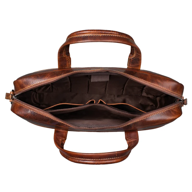 "Claudius" Vintage Ledertasche groß