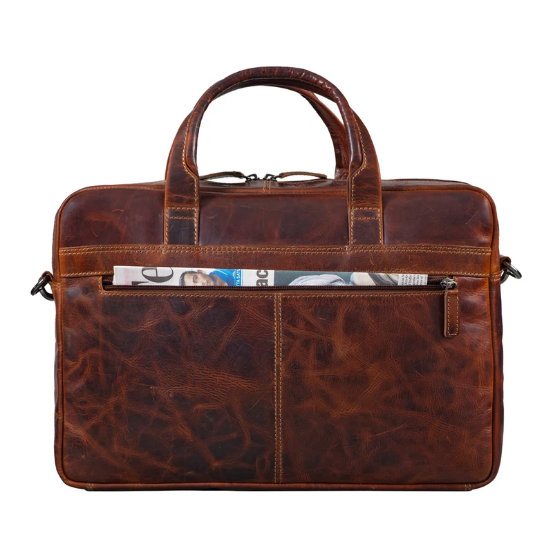 "Claudius" Vintage Ledertasche groß