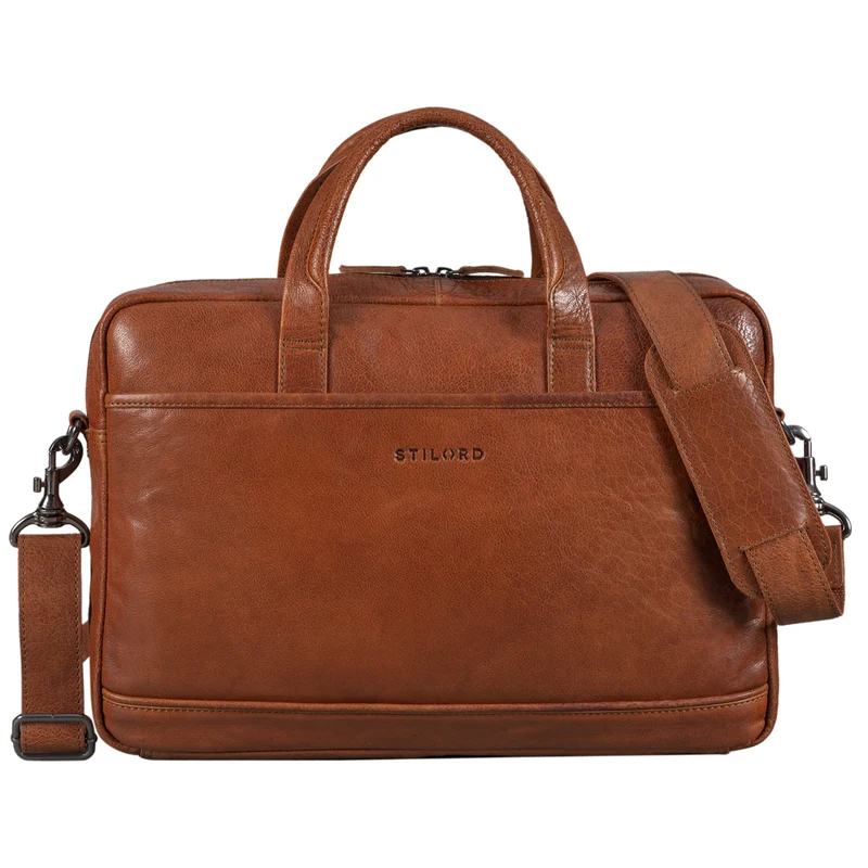 "Claudius" Vintage Ledertasche groß