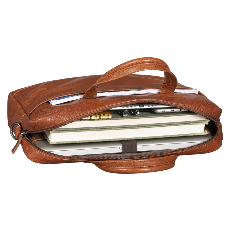 "Claudius" Vintage Ledertasche groß