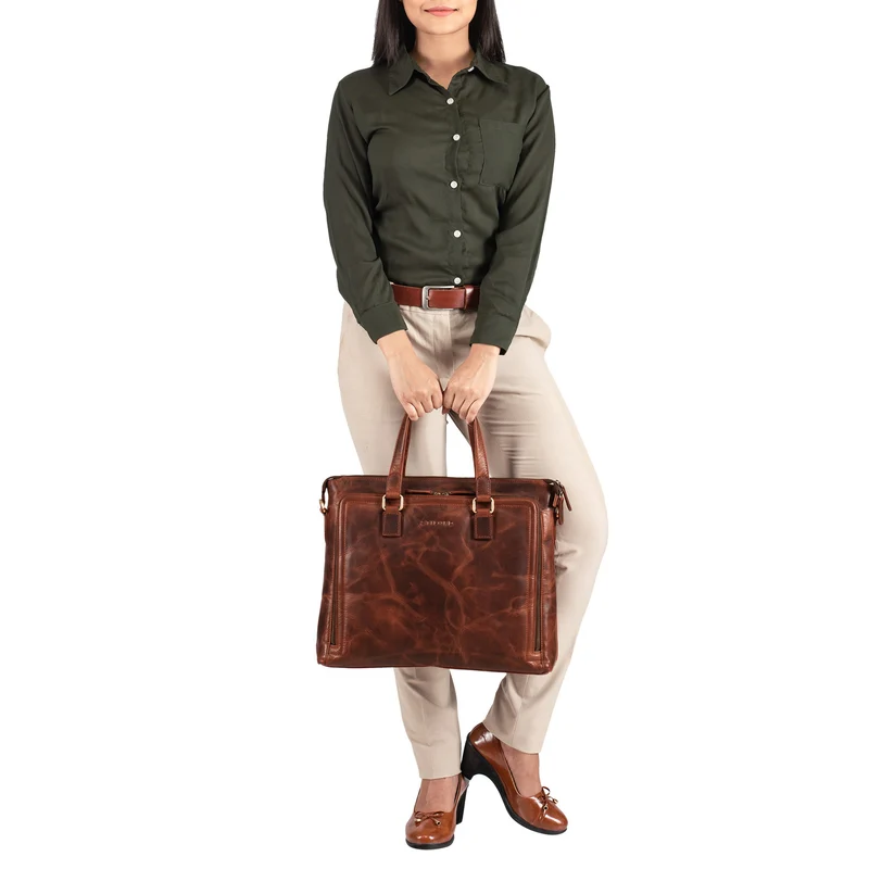 "Claire" Businesstasche Damen Leder