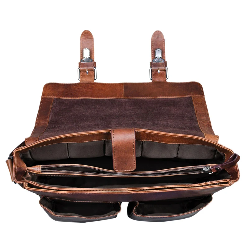 STILORD "Hunter" Leder Aktentasche 13 Zoll