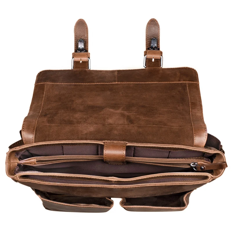 STILORD "Hunter" Leder Aktentasche 13 Zoll