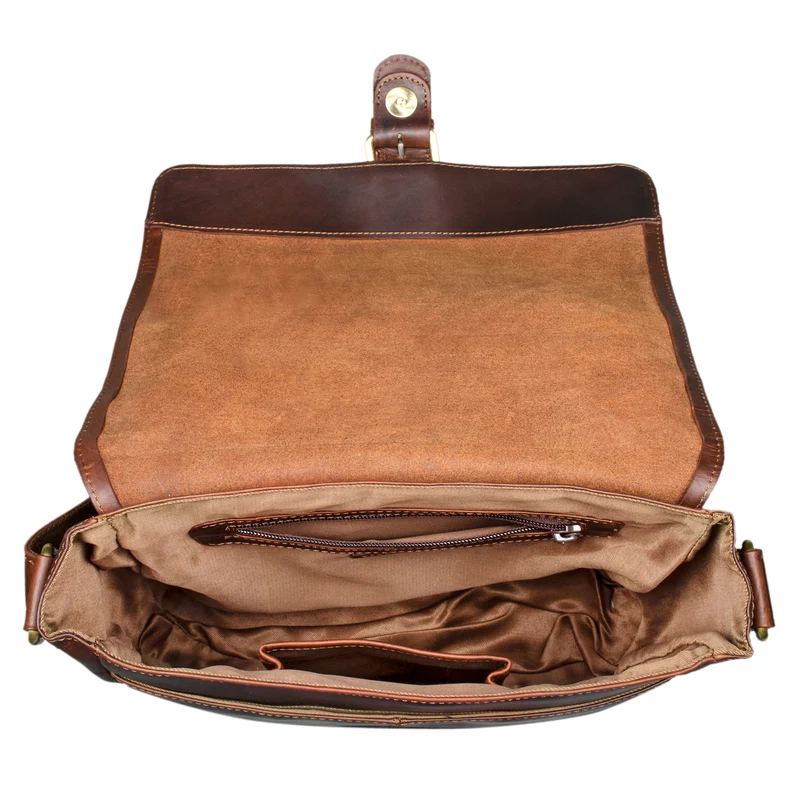 "Timo" Vintage Messenger Bag Leder klein