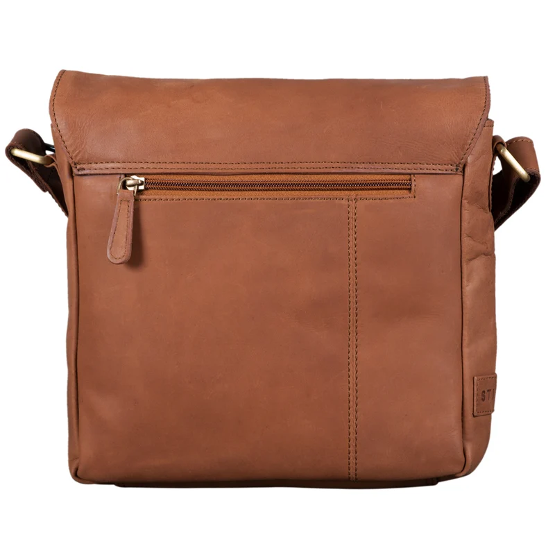 "Timo" Vintage Messenger Bag Leder klein