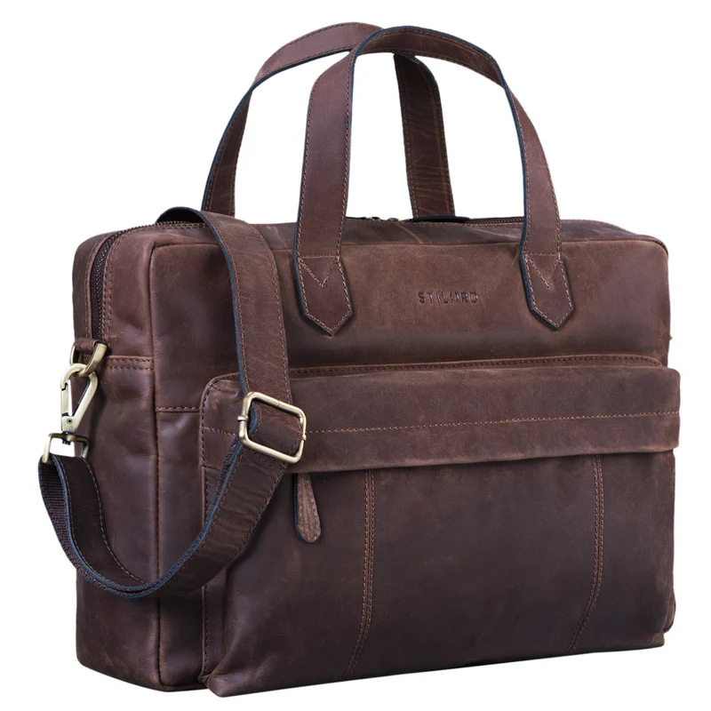 "Erich" Vintage Leder Bürotasche