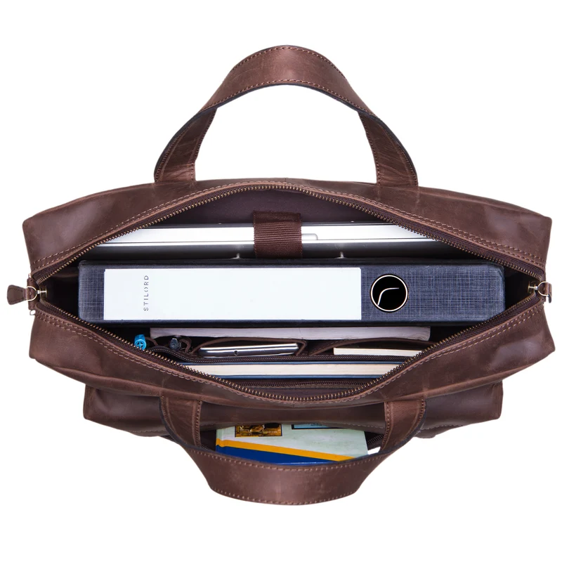 "Erich" Vintage Leder Bürotasche